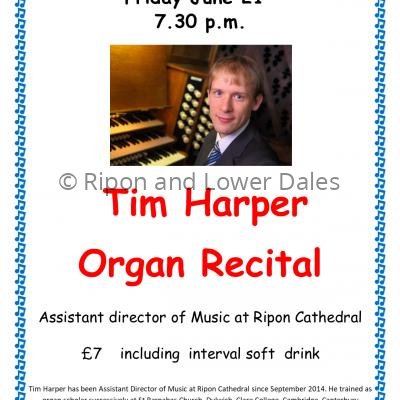 Poster organ recital